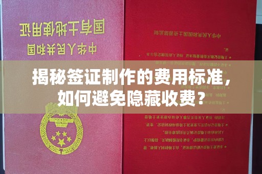 贾汪揭秘签证制作的费用标准，如何避免隐藏收费？