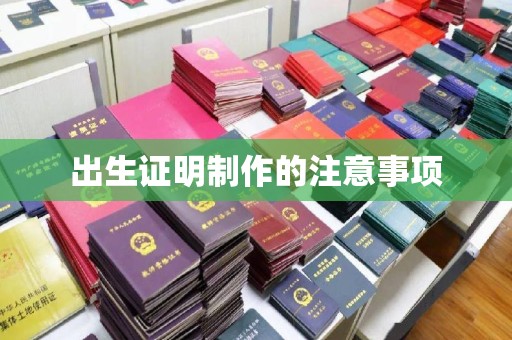 贾汪出生证明制作的注意事项