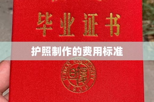 贾汪护照制作的费用标准