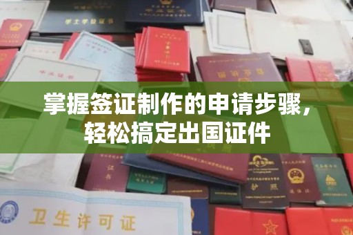 贾汪掌握签证制作的申请步骤，轻松搞定出国证件