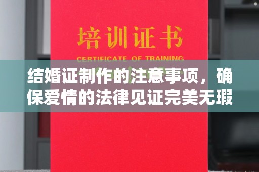 贾汪结婚证制作的注意事项，确保爱情的法律见证完美无瑕